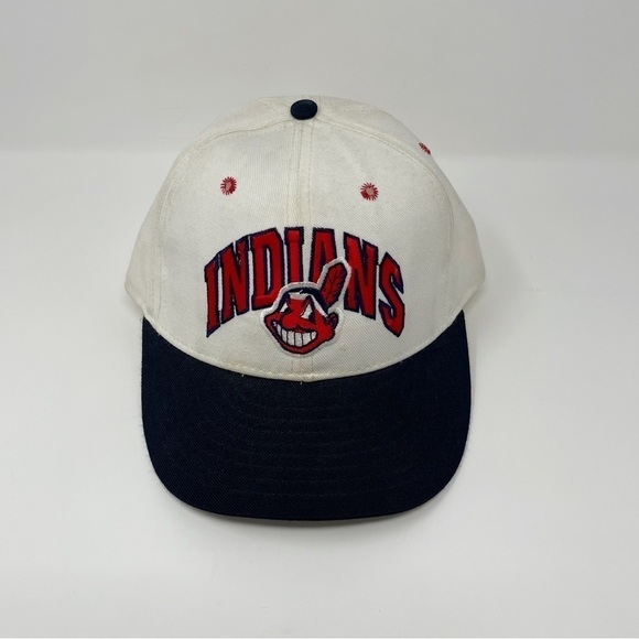 Vintage Cleveland Indians Hat by Pro Line MLB Made in USA - Picture 1 of 6